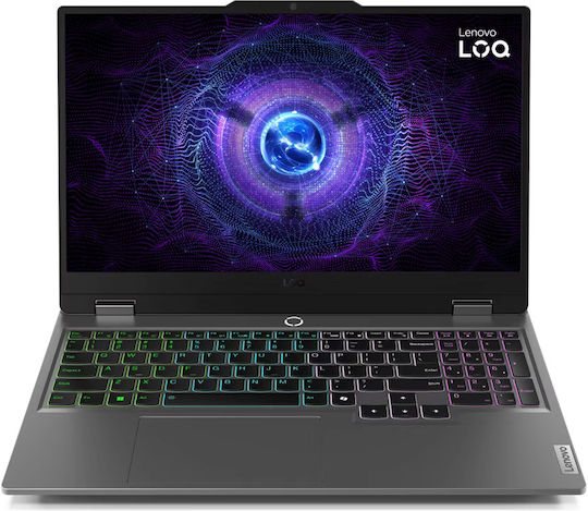 Lenovo LOQ 15ARP9 15.6" IPS FHD 144Hz (Ryzen 7-7435HS/24GB/1TB SSD/GeForce RTX 4070/W11 Home) Luna Grey (US Keyboard) view 1