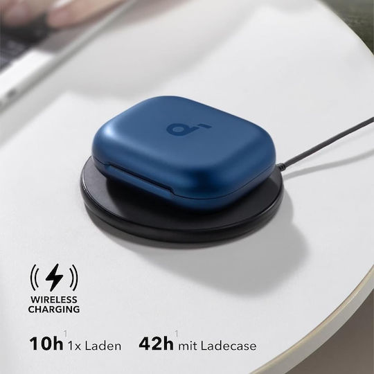 Soundcore by Anker AeroFit 2 Open Ear Bluetooth Handsfree Earphones with Sweat Resistance and Charging Case Blue vue 3