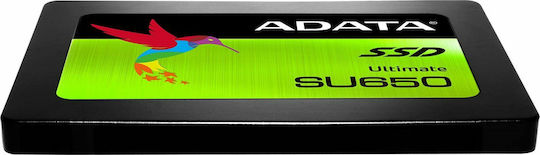 Adata Ultimate SU650 SSD 256GB 2.5'' Type with SATA III Connection ASU650SS-256GT-R view 3