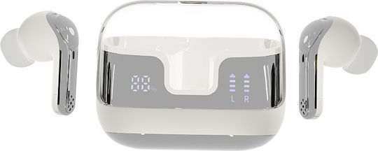 Andowl Ai3 In-ear Bluetooth Handsfree Earphones with Charging Case White view 2