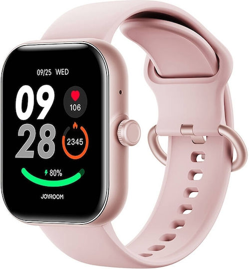Joyroom JR-FT5 Plus Smartwatch with Heart Rate Monitor (Rose Gold)