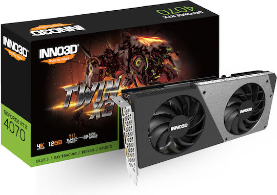 Inno 3D GeForce RTX 4070 12GB GDDR6X Twin X2 Graphics Card view 1