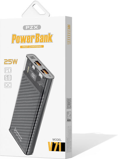PZX V75 Power Bank 10000mAh 22.5W Black view 4