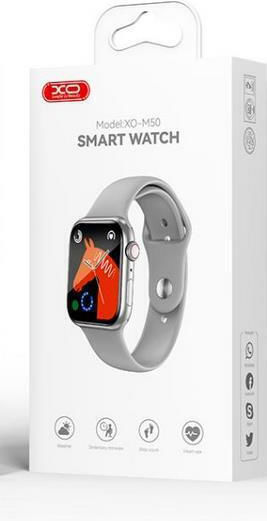 XO M50 Aluminium 44mm Smartwatch with Heart Rate Monitor (Gray) view 2