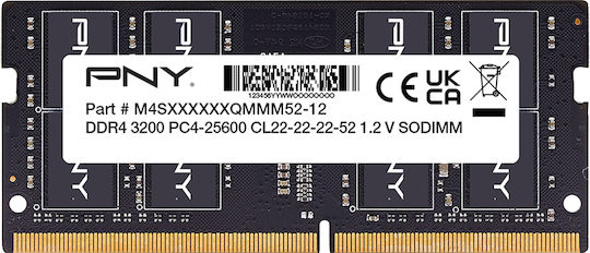 PNY Performance DDR4 with 1x16GB Module and Speed 3200 for Laptop MN16GSD43200-TB
