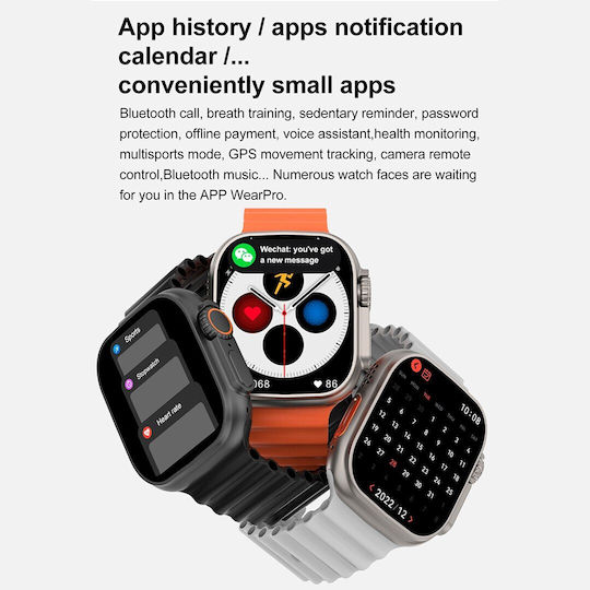 DT8 ULTRA Max Smartwatch (Black) view 2