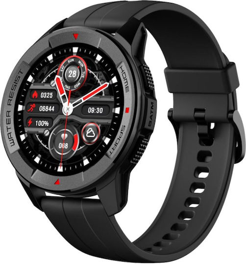Mibro X1 Waterproof Smartwatch with Heart Rate Monitor (Black) view 2