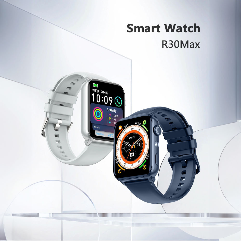 BlackView R30 Max 47mm Smartwatch with Heart Rate Monitor (Silver) view 3