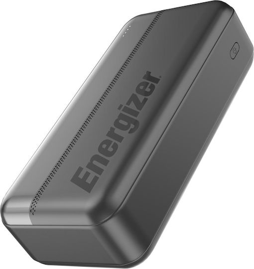 Energizer Power Bank 30000mAh 10.5W with 2 USB-A Ports and USB-C Port Black view 1