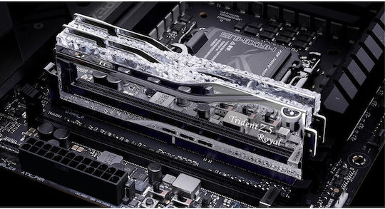G.Skill Trident Z5 Royal RGB DDR5 32GB RAM with 2x16GB Modules and Speed 7600 for Desktop F5-7600J3646G16GX2-TR5S vue 5