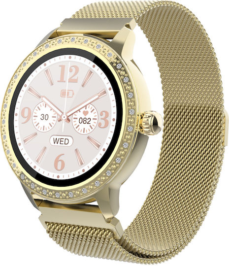 Denver SW-360 Smartwatch with Heart Rate Monitor (Gold) view 3