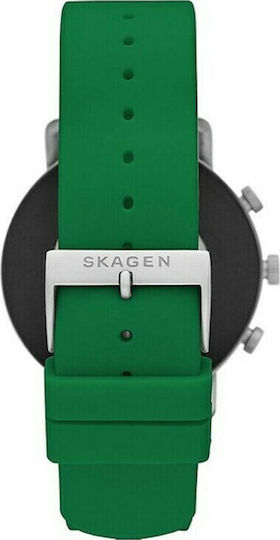 Skagen Falster 2 Stainless Steel 40mm Smartwatch with Heart Rate Monitor (Green) view 2