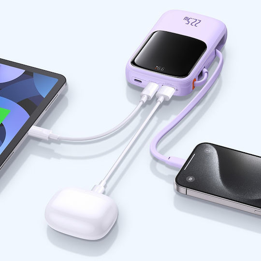 Baseus Qpow Pro+ Power Bank 10000mAh 22.5W Purple view 6