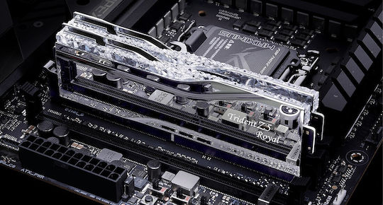 G.Skill TRIDENT Z5 ROYAL RGB DDR5 48GB RAM with 2x24GB Modules and Speed 8400 for Desktop F5-8000J3848F24GX2-TR5S view 4