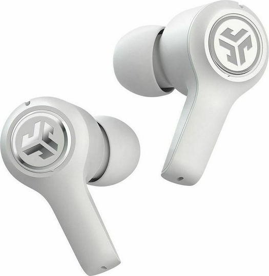 Jlab JBuds Air Executive Bluetooth Handsfree Earphones with Charging Case White view 3