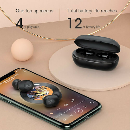 Haylou GT2S In-ear Bluetooth Handsfree Earphones with Charging Case Black view 6