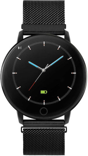 Reflex Active Series 05 42mm Smartwatch with Heart Rate Monitor (Black Mesh)
