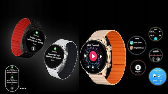 Imiki Holo TG2 46mm Smartwatch with Heart Rate Monitor (Gold) view 7