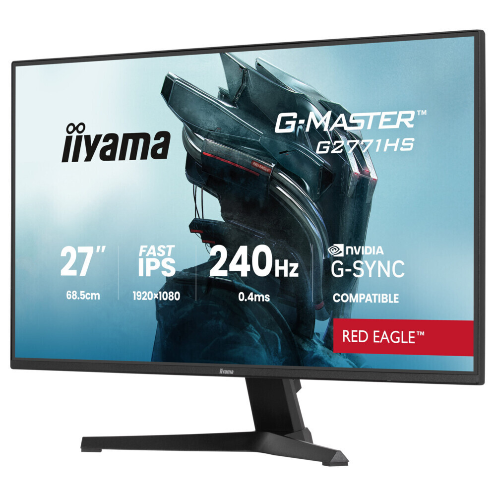 Iiyama G-Master Red Eagle IPS HDR Monitor 27" FHD 1920x1080 240Hz view 8
