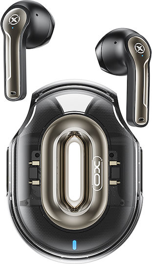 XO X43 Earbud Bluetooth Handsfree Headphones with Sweat Resistance and Charging Case Black