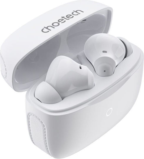 Choetech BH-T83 In-ear Bluetooth Handsfree Earphones with Sweat Resistance and Charging Case White