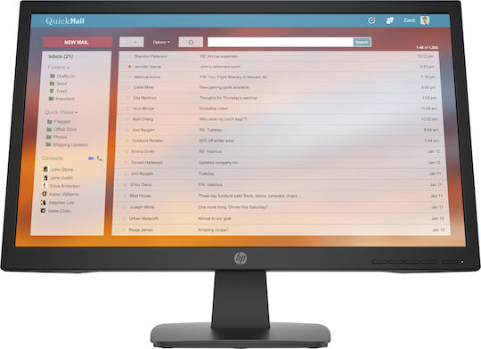 HP P22v G4 TN Monitor 21.5" FHD 1920x1080 with Response Time 5ms GTG