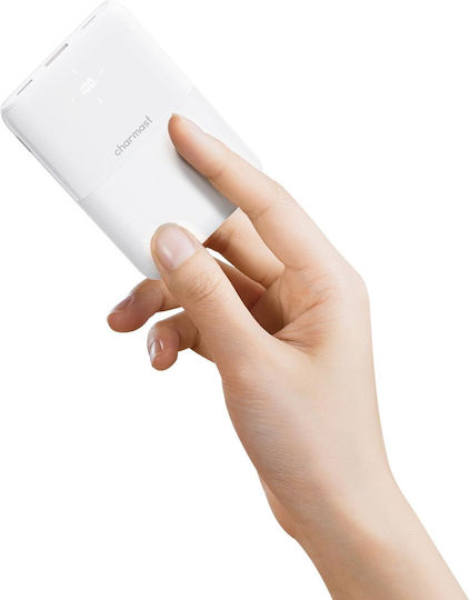 Charmast W1150 S12W Power Bank 10000mAh 20W with USB-A Port and USB-C Port White vista 9