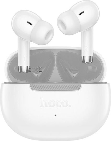 Hoco EQ24 In-ear Bluetooth Handsfree Earphones with Charging Case White view 2