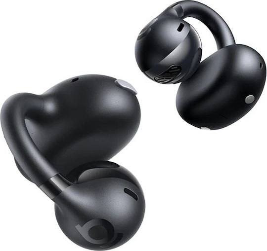 Baseus BC1 Open Ear Bluetooth Handsfree Earphones with Sweat Resistance and Charging Case Black view 4