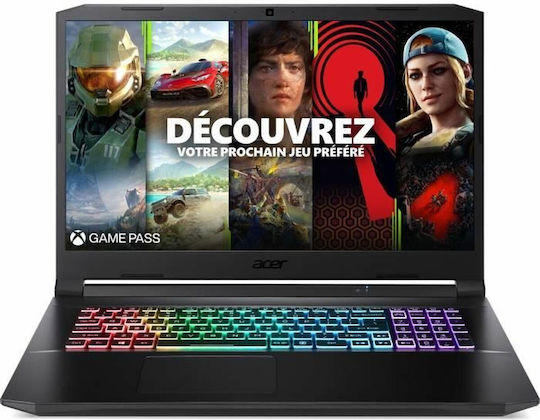 Acer Nitro 5 AN517-54-57SF 17.3" FHD (i5-11400H/16GB/512GB SSD/GeForce RTX 3070/No OS) (FR Keyboard)