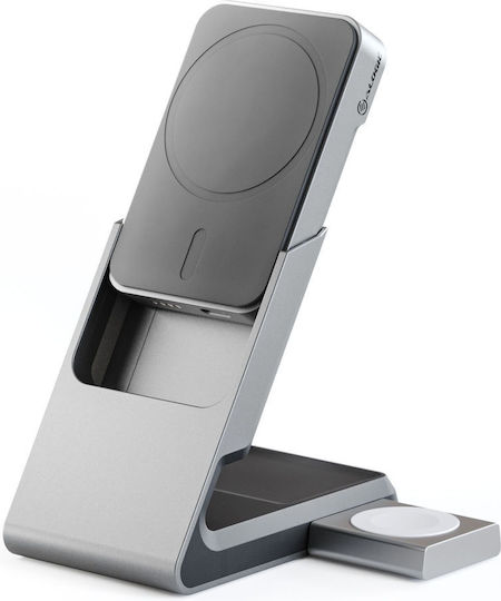 Alogic Matrix+ MagSafe Power Bank 5000mAh Gray view 2