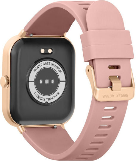 Reflex Active Series 23 Smartwatch with Heart Rate Monitor (Stone Set Pink & Rose Gold) view 2