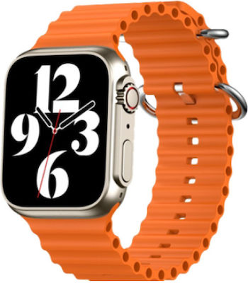 Z59 Ultra Smartwatch with Heart Rate Monitor (Orange)