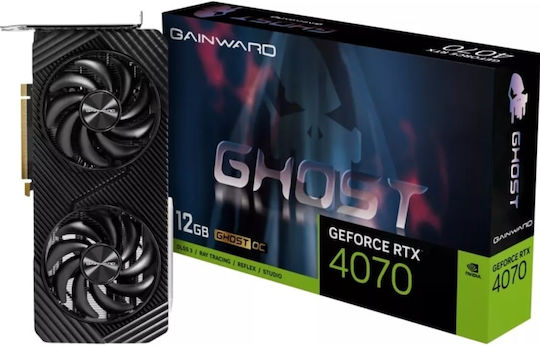 Gainward GeForce RTX 4070 12GB GDDR6 Ghost Graphics Card (NE64070019K9-1048B)