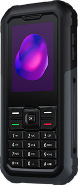 TCL 3189 Dual SIM (125MB) Resistant Mobile with Buttons Himalaya Gray view 3