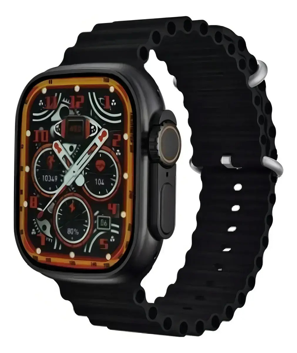 Moxom Moxom Aluminium Smartwatch with Heart Rate Monitor Black view 1