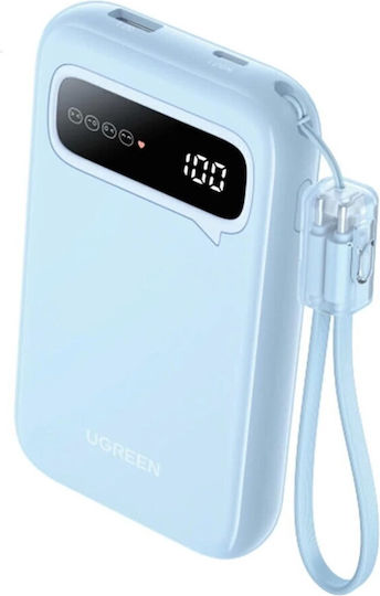 Ugreen PB522 Power Bank 10000mAh 20W with USB-C Port Power Delivery Blue view 2