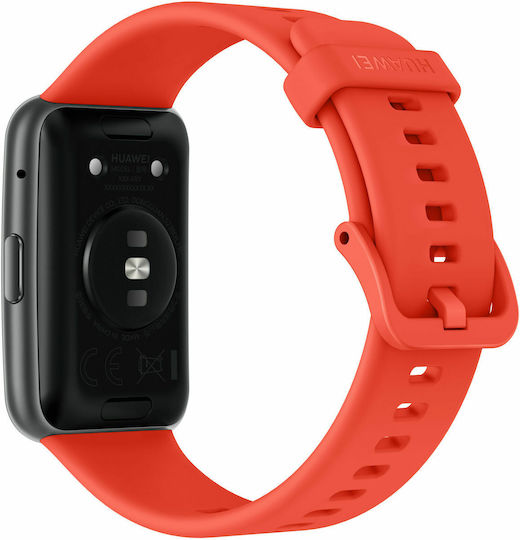 Huawei Watch Fit new Waterproof with Heart Rate Monitor (Pomelo Red) view 6