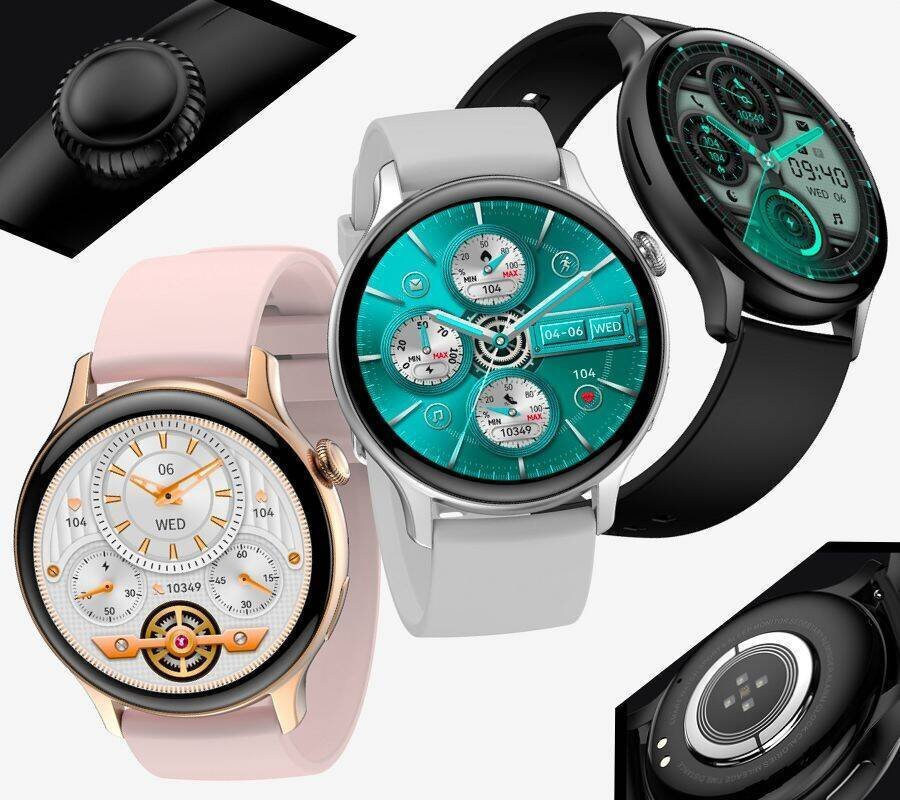 Rubicon Rncf10 Smartwatch Gray Ansicht 8