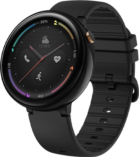 Amazfit Nexo Ceramic 36mm Smartwatch with eSIM and Heart Rate Monitor (Black)