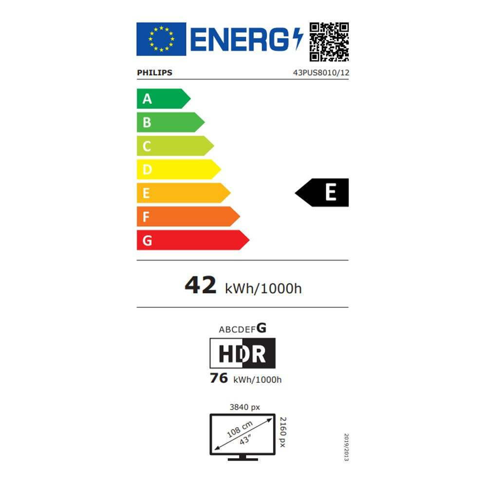 Philips Smart Television 43" 4K UHD LED Ambilight HDR (2025) view 2
