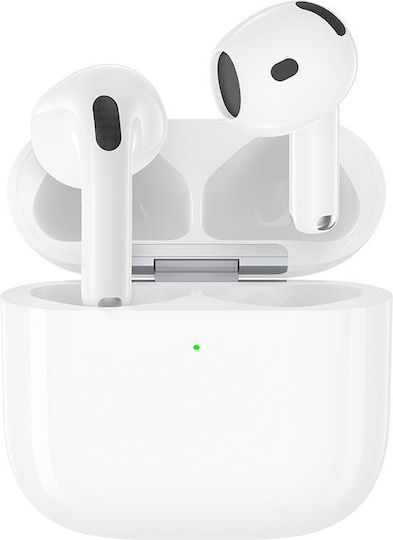 XO T6 Earbud Bluetooth Handsfree Earphones with Charging Case White