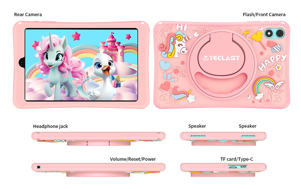 Teclast P85 Kids 8" Tablet (3GB/64GB) Pink view 2