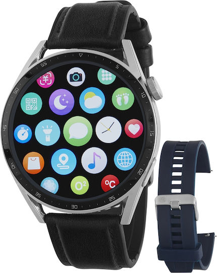 Marea 46mm Smartwatch (Black) view 1