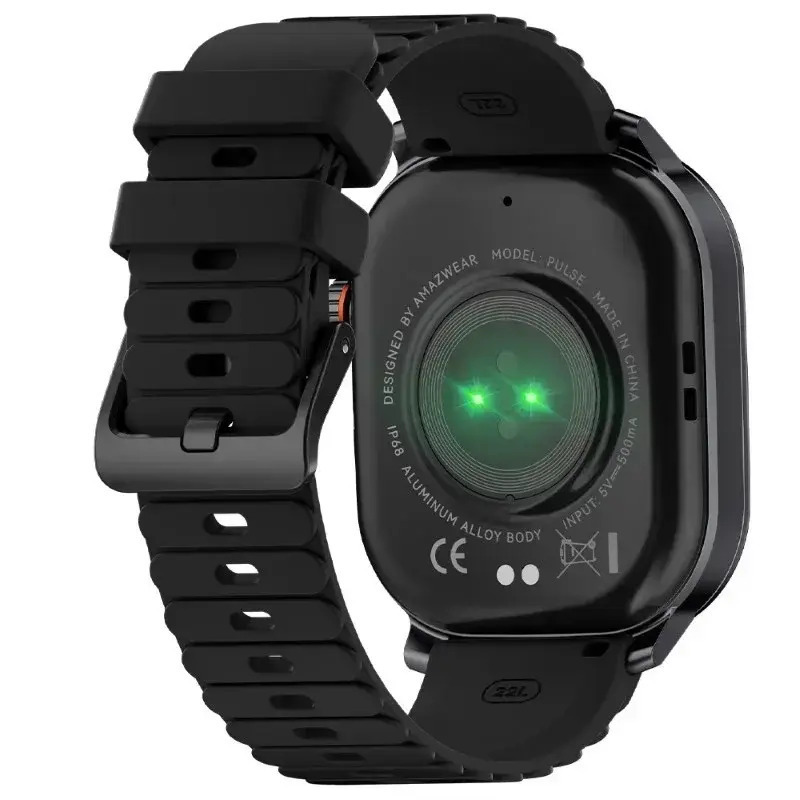 Kospet Pulse Aluminum Smartwatch with Heart Rate Monitor Black view 3