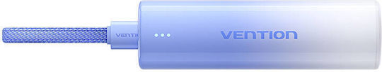 Vention FHWL0 Power Bank 5000mAh 20W with USB-C Port Blue view 2