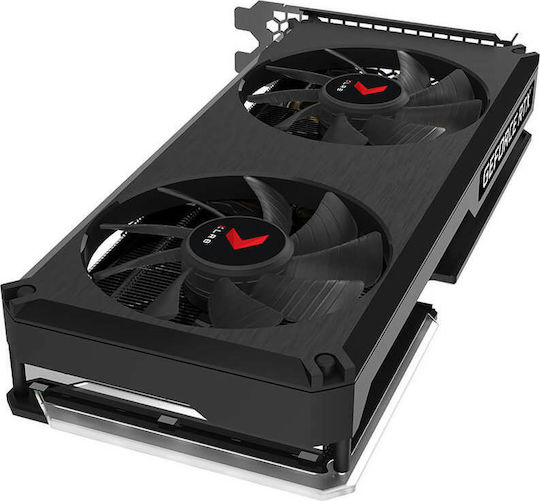 PNY GeForce RTX 3060 Ti 8GB GDDR6 XLR8 Gaming Revel EPIC-X Dual Fan (LHR) Graphics Card vue 2