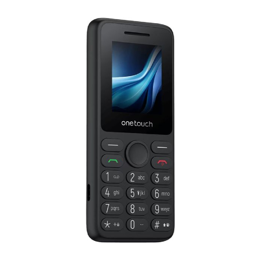 TCL OneTouch 5041 Dual SIM Mobile with Buttons Black view 6