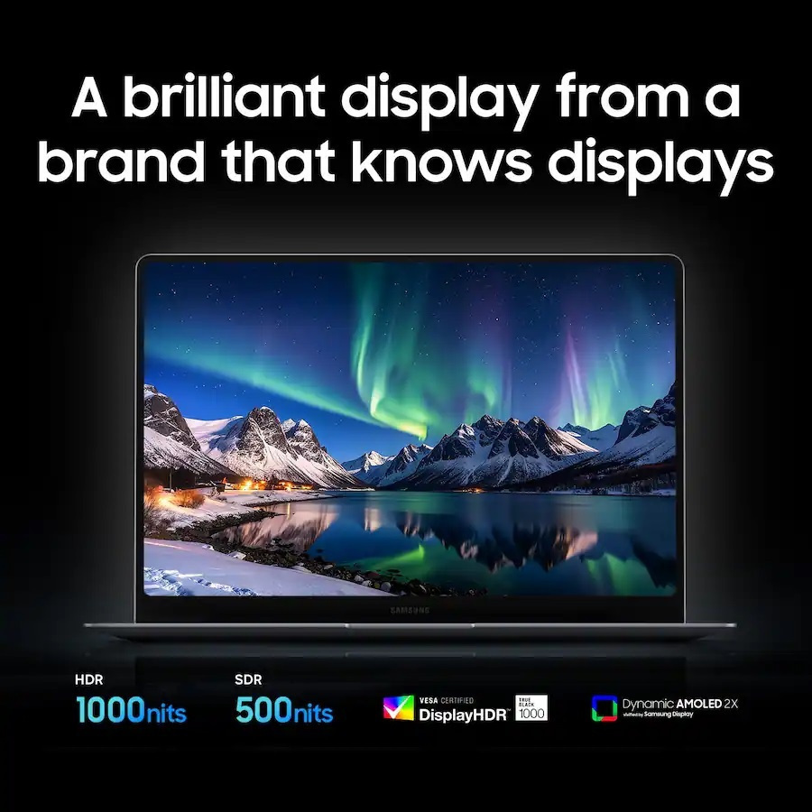 Samsung Galaxy Book6 Pro Copilot+ PC 14" OLED 120Hz (Ultra 7-356H/16GB/512GB SSD/W11 Home) (US Keyboard) view 3