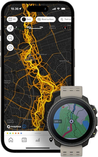 Suunto Vertical Stainless Steel 49mm Smartwatch with Heart Rate Monitor (Black Sand) view 4